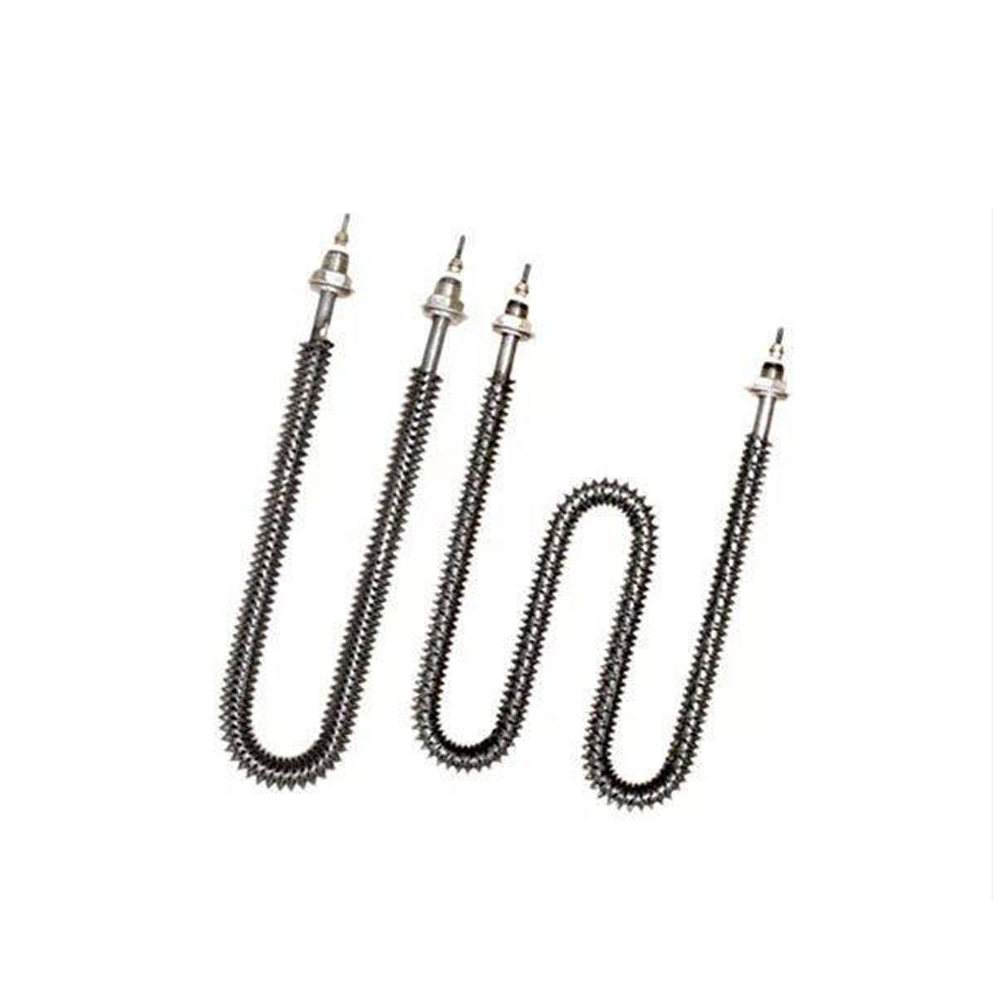 Elemento de calentamiento tubular acanalado con aletas de acero galvanizado electro