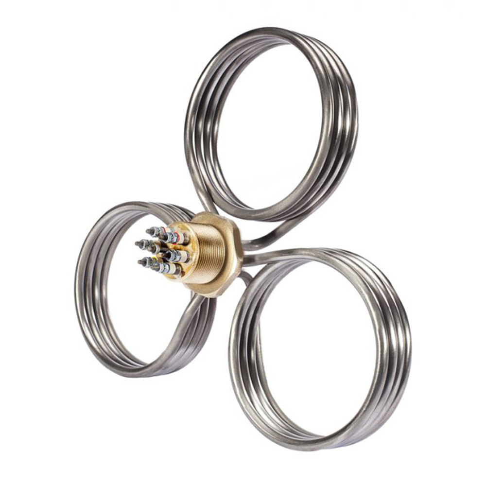 Elemento de calentamiento tubular espiral